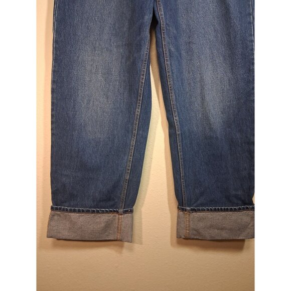 NWOT Universal Thread Denim Blue Jeans Retro Y2K 90s Baggy Women Size 8 Regular - Picture 6 of 9